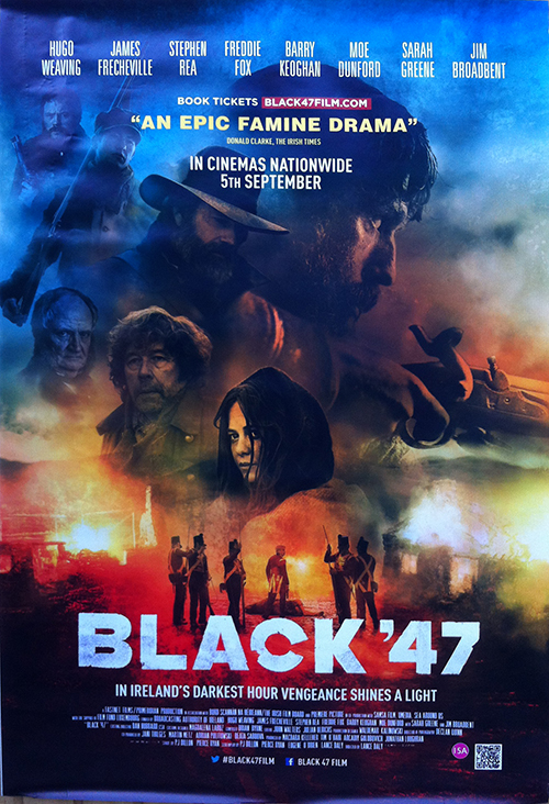 Black 47 (Irish Bus Stop Poster)